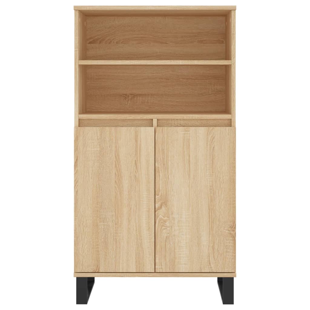 Highboard Sonoma-Eiche 60x36x110 cm Holzwerkstoff